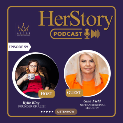 Gina's HerStory podcast interview with Kylie King on 4 Jun 2025